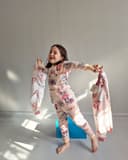 ست راحتی دخترونه7تا11 سال  کد4611