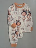 ست راحتی دخترک 3 ت 7 سال کد 4734